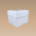 CAJA MINI CAKE CON BANDEJA 12x12x10 cm