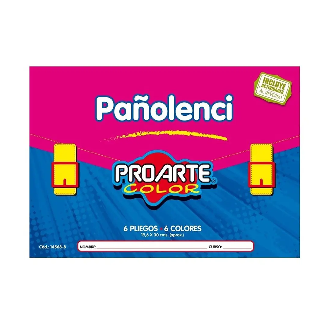 SOBRE PAÑO LENCI PROARTE 6 COLORES