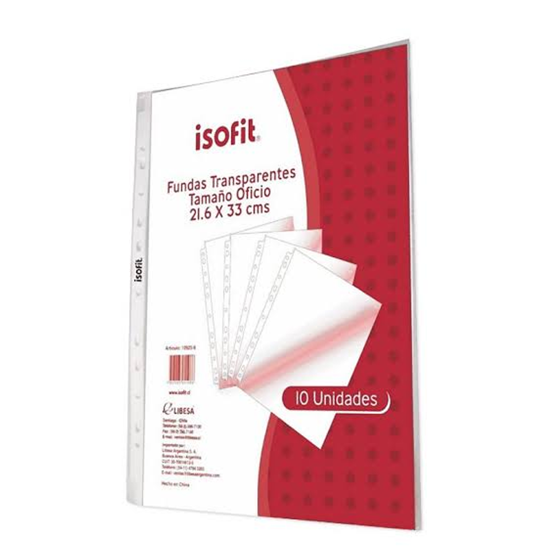 FUNDA OFICIO ISOFIT 10 UN